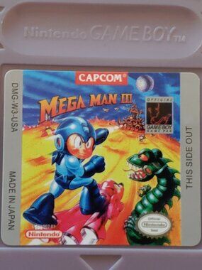 Mega Man 3 GB Video Game Game Boy